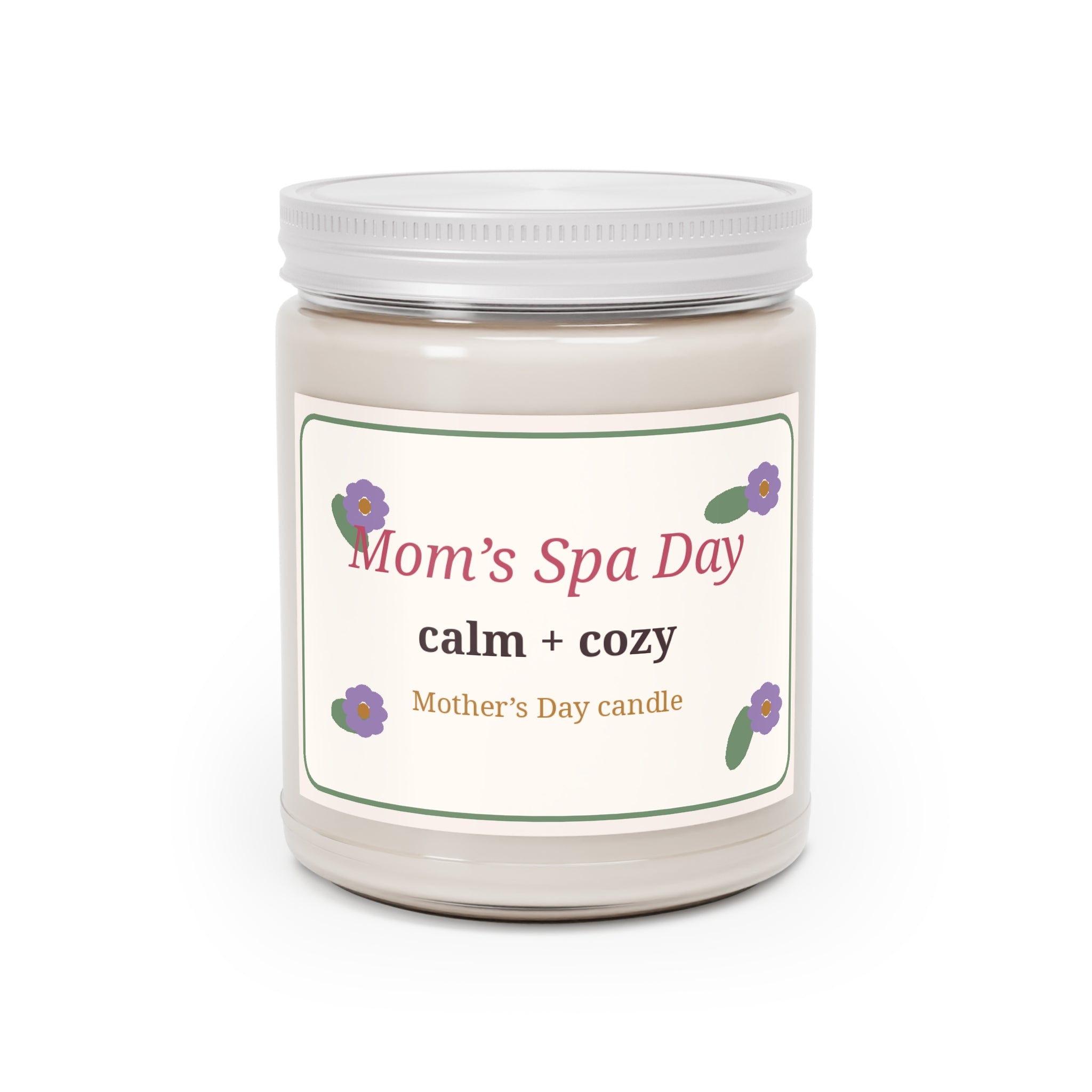 Mom's Spa Day Candle | Cozy Mother's Day Self-Care Gift