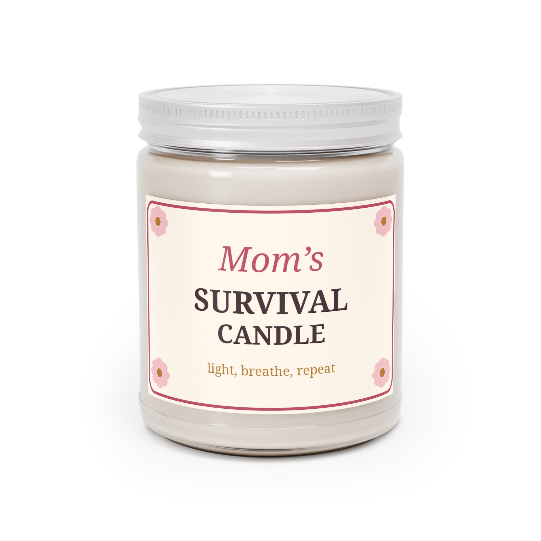 Mom's Survival Candle | Funny Relaxation Gift for Mom