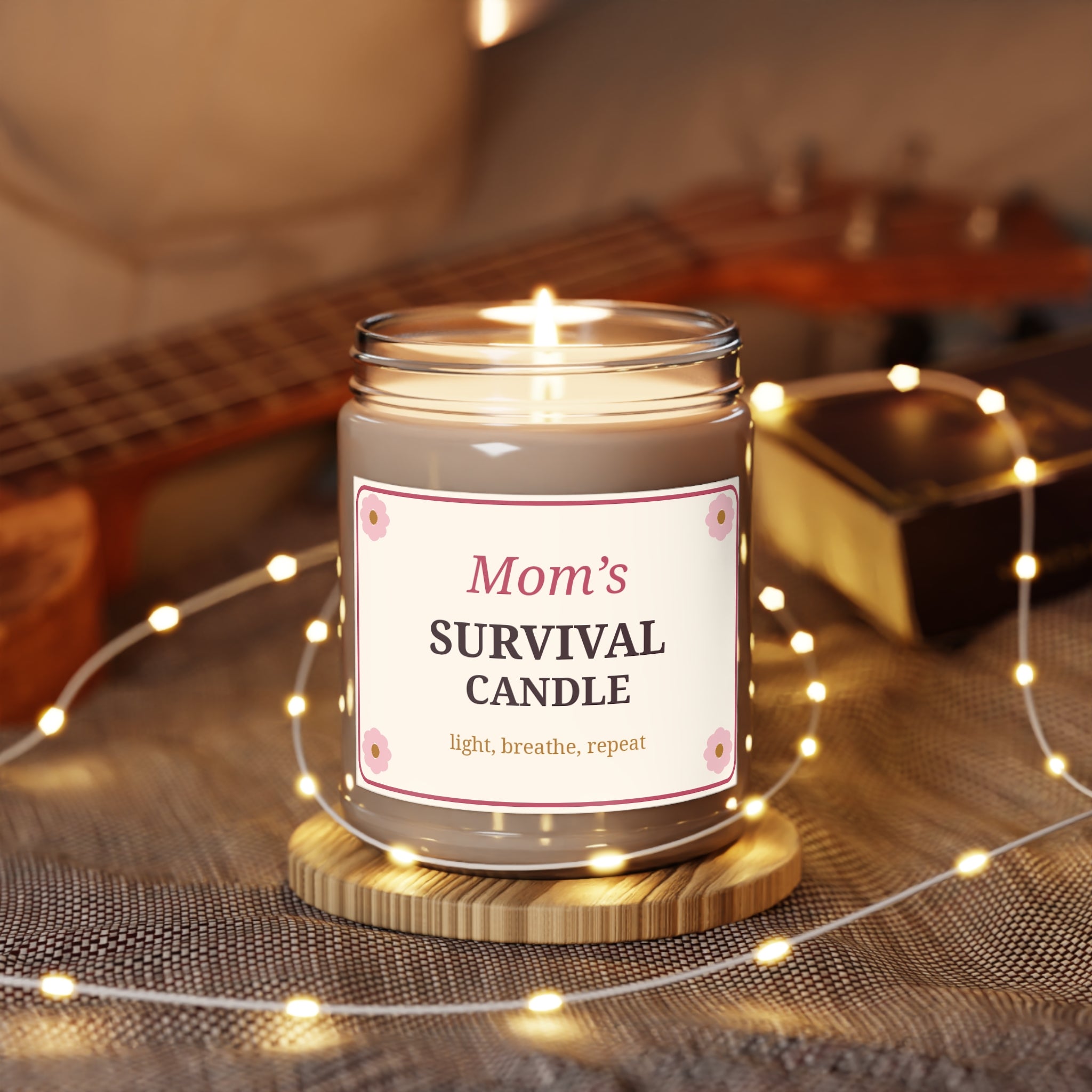 Mom's Survival Candle | Funny Relaxation Gift for Mom