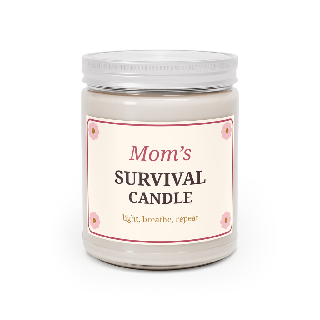 Mom's Survival Candle | Funny Relaxation Gift for Mom