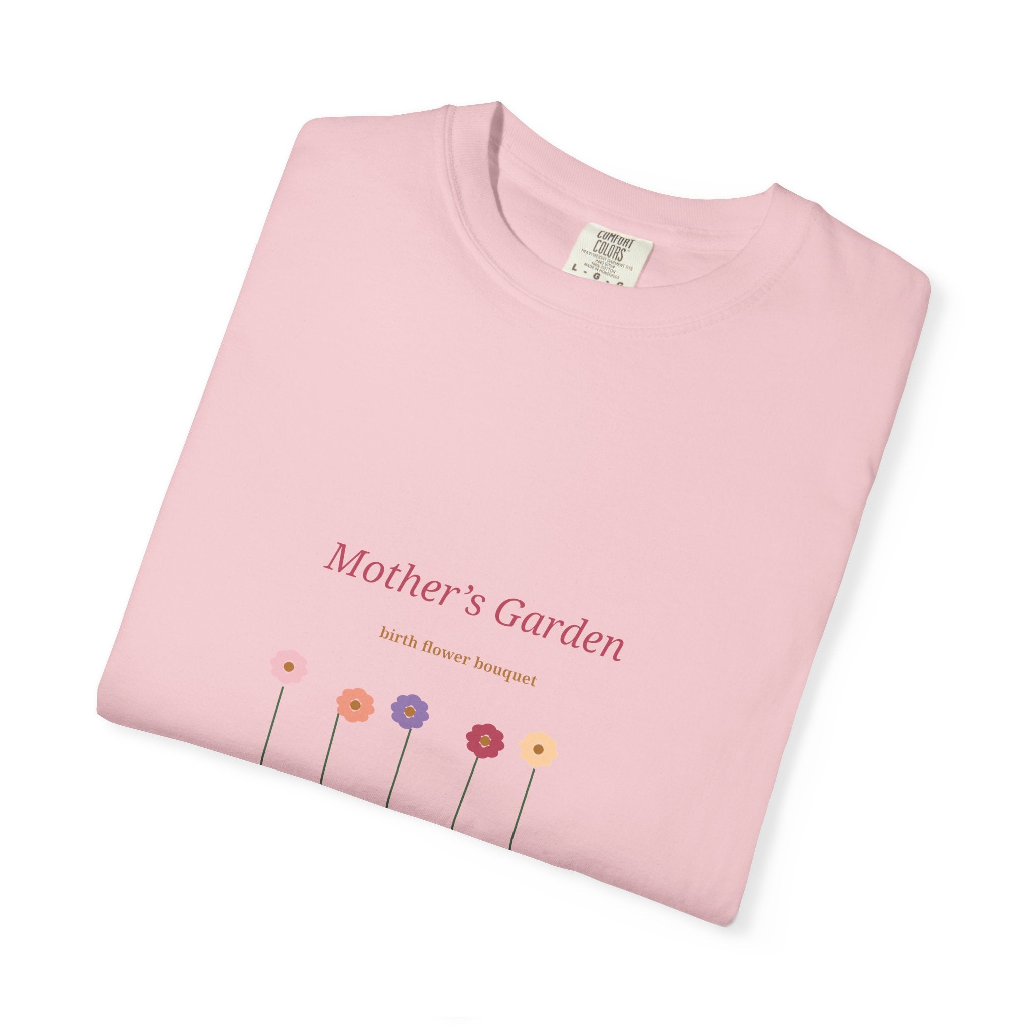 Mother's Garden Birth Flower Bouquet Tee | Floral Mom Shirt