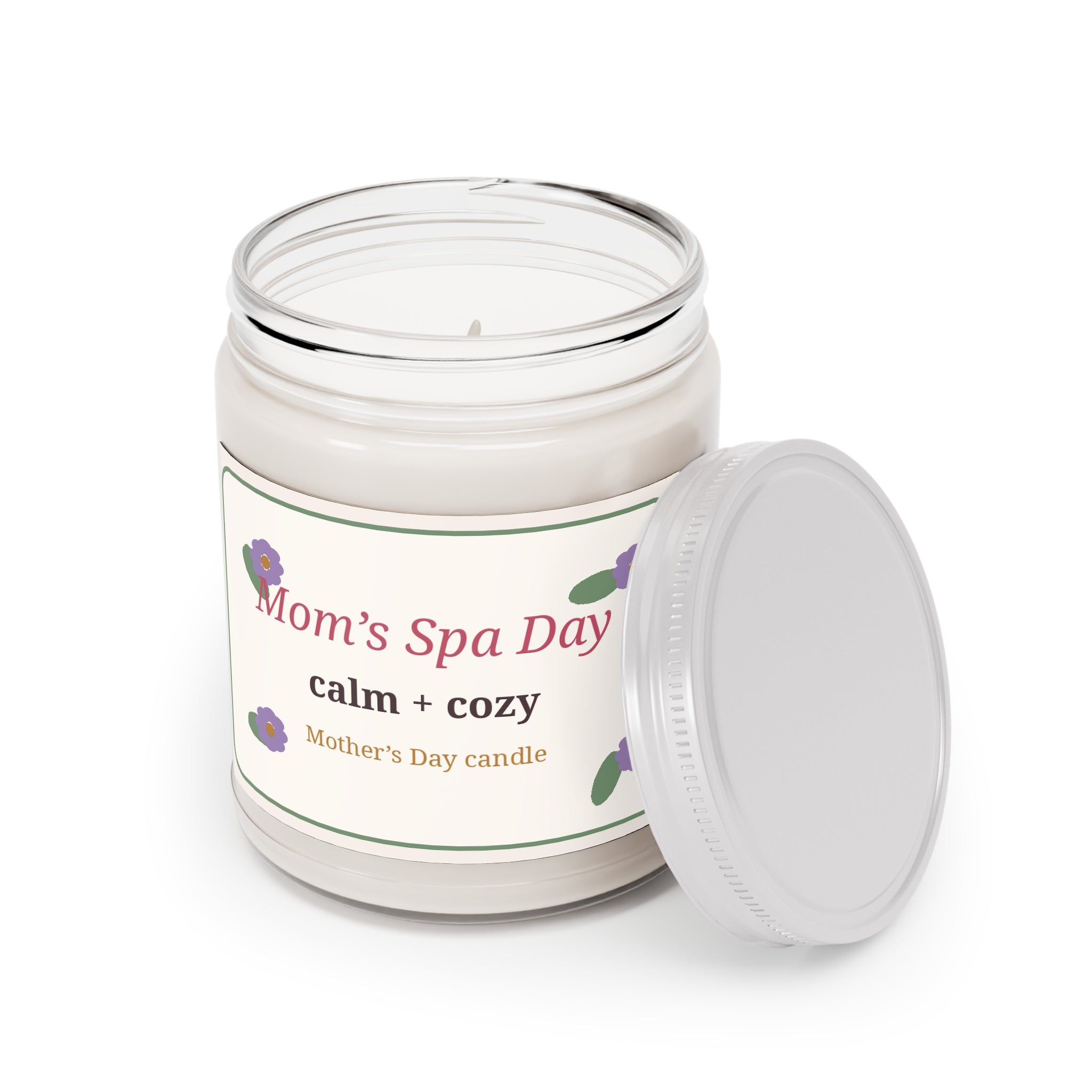 Mom's Spa Day Candle | Cozy Mother's Day Self-Care Gift
